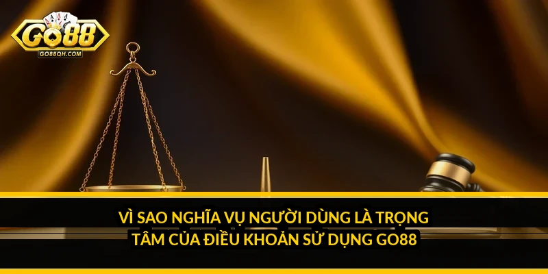 Vì Sao Nghĩa Vụ Người Dùng Là Trọng Tâm Của Điều Khoản Sử Dụng Go88