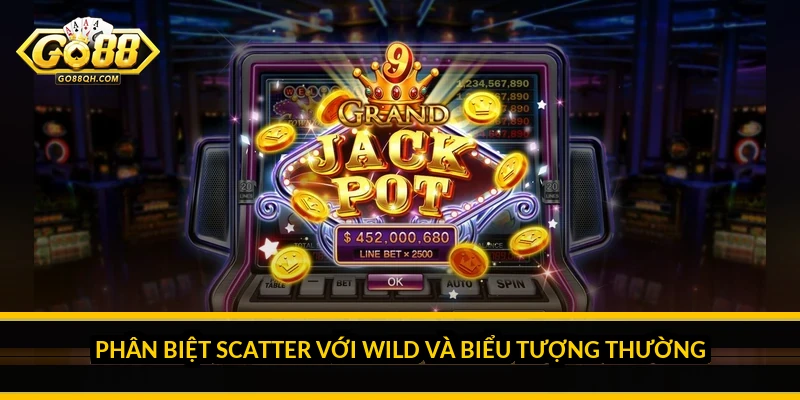 Biểu tượng Scatter trong nổ hũ: vai trò và cách hoạt động Phân biệt Scatter với Wild và biểu tượng thường